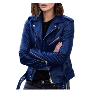 <span class=keywords><strong>Imitation</strong></span> <span class=keywords><strong>Cuir</strong></span> Femmes Slim Sashes Casual Biker Vestes Outwear <span class=keywords><strong>Femme</strong></span> Tops BF Style Noir Veste En <span class=keywords><strong>Cuir</strong></span> <span class=keywords><strong>Manteau</strong></span> - Product Image 2