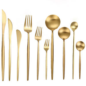 Lot de couverts en acier inoxydable 316 SS bon marché pour mariage, fourchettes et cuillères en acier inoxydable pour table à manger, cuillère avec poignée à motif perlé - Product Image 5