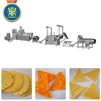 Nouvelle ligne de production d'extrusion pour chips triangulaires frites, équipement de transformation pour chips tortillas et nachos