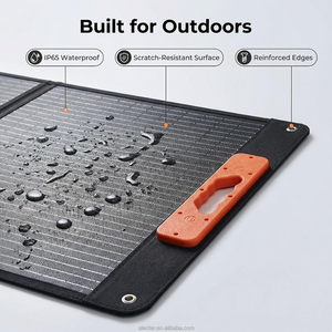 100W <b>Foldable</b> <b>Solar</b> Charger 23.5% High Efficiency IP67 Waterproof Portable <b>Panel</b> DC Connectors Power Station Monocrystalline - Product Image 3