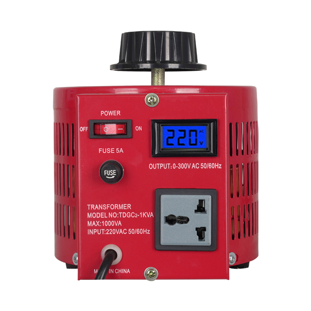 TDGC2-1KVA Electronic AVR Automatic Voltage Regulator 1000W 220V 60Hz 96% Efficiency Used Industrial Machinery
