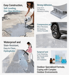 JHY <span class=keywords><strong>PAINT</strong></span> JHY-EPOXY01 Epoxidharz Farbiger Sand Selbstverlaufende Bodenfarbe Raumepoxidharz Flüssigbeschichtung - Product Image 5