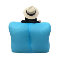 Canapé gonflable coloré portable d'extérieur siège de chaise de camping portable simple pliable à coussin d'air