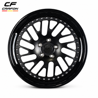 Jantes forgées en 2 pièces CF 20 pouces 5x114.3 ET10 pour voitures de tourisme, compatibles avec les coupés sport de luxe, jantes à rebord profond