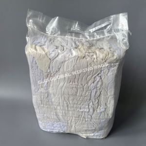 Proveedor de Trapos Mutilados: Trapos de Algodón Blanco de Punto de 50 lb, Trapos de Lana Reciclada, Trapos de Limpieza para Uso Industrial - Product Image 1