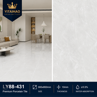 Carrelage en porcelaine effet marbre brillant 800x800mm, résistant à l'usure, pour sol et mur, dalle céramique pour salon, cuisine, salle de bain, couloir