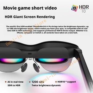 Rayneo Air 4 Pro Smart Ar Glasses 1200 Nits Brightness 135-inch Hd Viewing <b>Speakers</b> Immersive Hdr10 Audio Made in China Rayneo - Product Image 4
