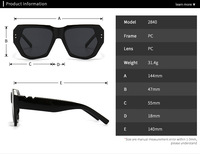 Lunettes de soleil oversize vintage années 70 pour femmes, protection UV400, monture épaisse en PC avec rivets, tendance écaille de tortue, lunettes de mode