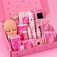 Kit d'extension de cils individuels ESSI LASH Bedazzled Trend, ensemble d'outils de maquillage pour la formation professionnelle, la pratique et l'exercice