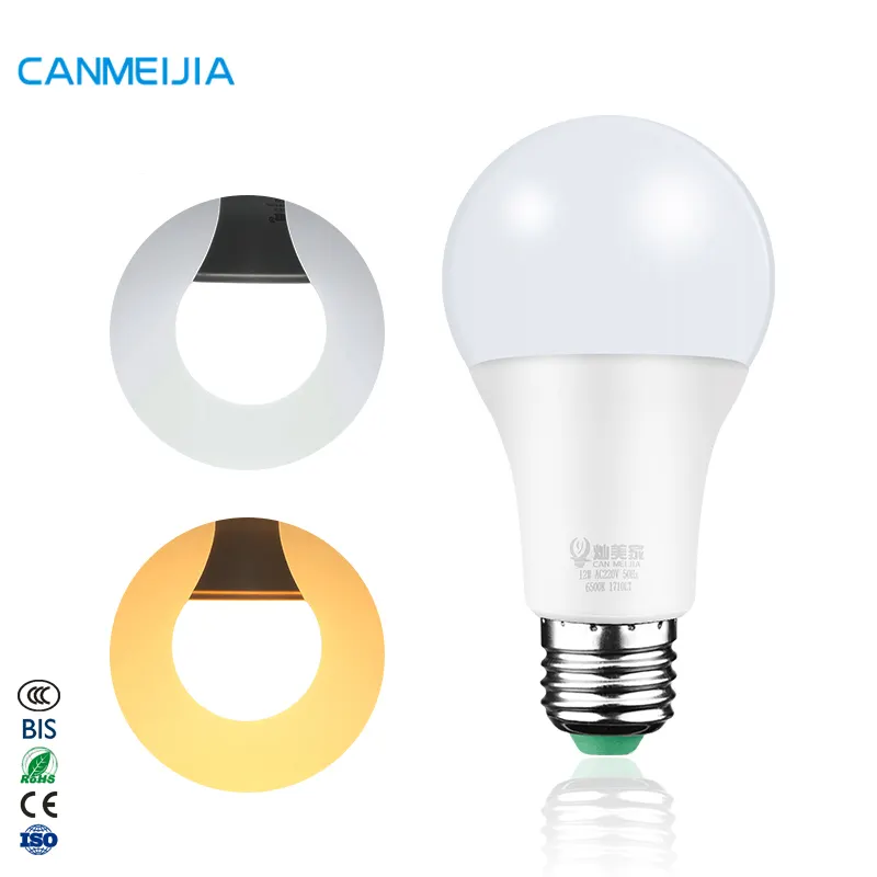 9 W 830LM E27 B22 220V A60H 6500K Cold White Led + Bulb + Lights Lamparas Led電球Raw Material 9 Watt Driver 9 W Led Bulb2