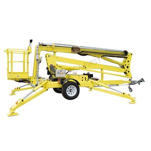 Mejor Precio, Venta Caliente: Grúa Articulada Telescópica Hidráulica <span class=keywords><strong>Remolcable</strong></span> Tipo Araña con Canasta Giratoria, Capacidad de 200 kg - Product Image 1