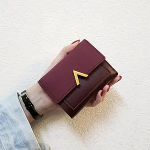 Dompet Wanita Kulit Pu Desain Keren Grosir Pesanan Khusus Kartu Kredit