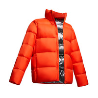 Veste d'hiver matelassée sportive pour homme, coupe ajustée, haut de gamme, 90% duvet de canard blanc, col montant, fabriquée par le fabricant