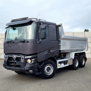 Camion benne d'occasion Renault C520 6x4 de 2018 pour le transport de matériaux de construction et miniers, automatique et manuel - Product Image 1