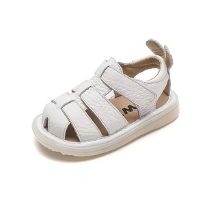 Quality Leather Summer Baby Girls Sandals Toddlers Soft Sole <b>Shoes</b> Pre Walker Baby <b>Shoes</b> White Hollow Out Baby Girl <b>Shoes</b> - Product Image 1