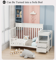 CLAF BEBE Fabricant en gros Chevet Lit pour enfants en bois blanc en bois de pin de Nouvelle-Zélande Solide pour enfants Pratique