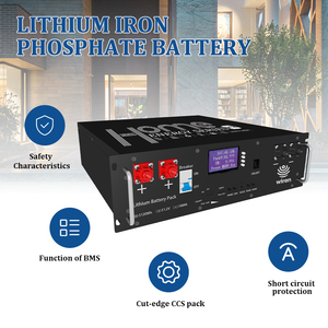 Wiren W5100 51.2V 100Ah Battery 5kwh Home <b>Energy</b> <b>Storage</b> <b>System</b> LCD Display Modular Rack Design Rack Mount Battery - Product Image 4