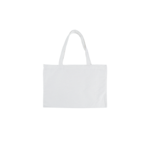 Sac à main en toile de coton pur personnalisable, sac de shopping réutilisable de couleur unie, design élégant - Product Image 6