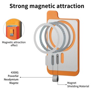 Étui <span class=keywords><strong>de</strong></span> téléphone magnétique au toucher doux, détachable, avec texture croisée, porte-cartes coulissant, fin, anti-rayures, pour <span class=keywords><strong>MOTO</strong></span> G Play 2024 4G - Product Image 4