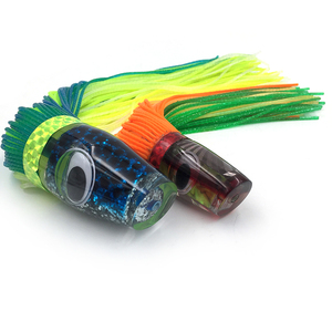 Señuelos de Pesca de Arrastre Personalizados, Realistas, Sin Aparejos, para Agua Salada, con Falda Grande, para Pesca de Grandes Peces como Marlín, Atún, Wahoo y <span class=keywords><strong>Mahi</strong></span> - Product Image 6