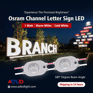 โมดูล LED ADLED 3621 1W แสงวอร์มไวท์ 3000K DC12V IP67 สำหรับกล่องไฟผ้าและฝ้าเพดาน - Product Image 5