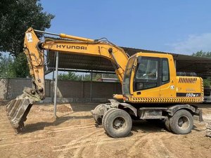 Excavadora de cadenas Hyundai usada coreana de 15 toneladas con motor, lista para envío rápido desde China - Product Image 2