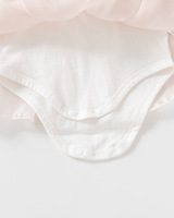 Tenue de fête personnalisable pour bébé fille de 0 à 2 ans, robe de baptême élégante avec col en dentelle et grand nœud pour nouveau-né