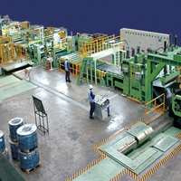 Ligne de découpe à cisaillement volant pour tôles fines Chuangtu CFY-3X1650mm, contrôlée par PLC / ABB, automatique, haute précision, CE ISO
