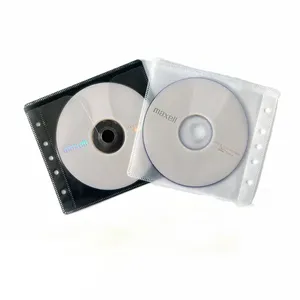 5 отверстий PP материал Премиум Blu-Ray дисковые втулки для хранения связующих CD DVD двухсторонний пластиковый втулка для хранения