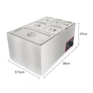 Chauffe-Plats Électrique Professionnel en Acier Inoxydable Bain-<span class=keywords><strong>Marie</strong></span> pour Buffet et Restauration - Product Image 1