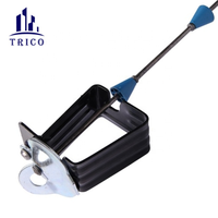 Attaches à clipser Hebei Trico pour coffrages en béton avec cale de fixation et attaches murales pour coffrages en contreplaqué