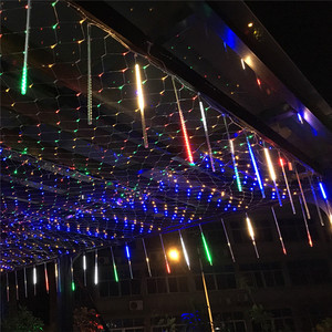 30cm 8 Tube Icicle Snow <strong>Fall</strong> Cascading Fairy <strong>Light</strong> Falling Rain Decoration <strong>Light</strong> Waterproof LED Meteor Shower <strong>Lights</strong> - Product Image 4