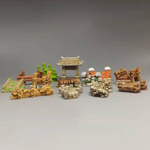 การตกแต่งภายในรถด้วยงานฝีมือทำจากเรซินของตกแต่งบ้านรั้วขั้นบันได<span class=keywords><strong>ประตู</strong></span>สะพานประดิษฐ์ขนาดเล็กของขวัญของตกแต่งบ้าน - Product Image 3