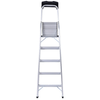 2 3 4 5 6 7 8 Escabeau pliable, avec plate-forme d'outils supérieure, léger, portable pour la maison.