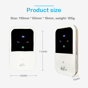 Enrutador M80 mifis LTE 4G personalizado de fábrica con tarjeta SIM 2400mAh VPN bolsillo WiFi Acceso a Internet de larga distancia - Product Image 2