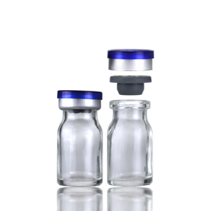 ขวดแก้วบรรจุยาขนาด 5 มล. 10 มล. 15 มล. 20 มล. 30 มล. 50 มล. 100 มล. แบบใสและสีชา สำหรับฉีดยา - Product Image 3