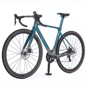 TX02 Carbon Fiber Road Racing Bike for Sale With Disc Brake 18 Speed for Adults