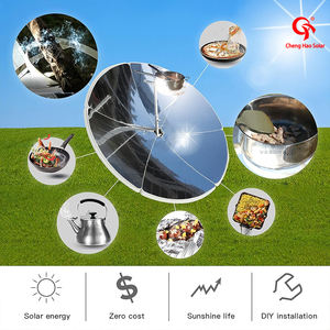 Horno Solar Parabólico de Aluminio Chenghao, Cocina Solar Concentradora de Alta Eficiencia, 1.5m de Diámetro, 1500W de Potencia, Enfoque de 28cm - Product Image 6
