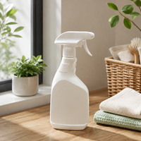 Bouteille pulvérisateur à gâchette en HDPE pour détergent de nettoyage automobile, rechargeable, 500 ml, 1 L