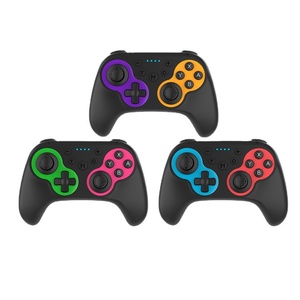 Mini với Wake-up Nin Tendo chuyển OLED không dây <span class=keywords><strong>Bluetooth</strong></span> joystick Gamepad với NFC cáp lõi điều khiển rung động cơ - Product Image 1