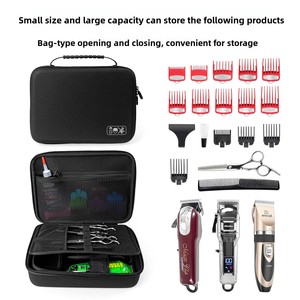 Étui de transport pour tondeuses à cheveux et accessoires en matériau EVA compatible avec les modèles <span class=keywords><strong>Hatteker</strong></span>/Oneisal/Wahl 5-Star/Andis - Product Image 4