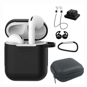 Sac de rangement 6 en 1 pour <span class=keywords><strong>AirPods</strong></span> Apple, boîtier de protection et Anti-perte pour écouteurs, coque pour écouteurs, accessoire - Product Image 1
