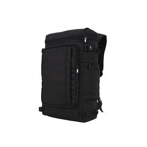 Sac à dos d'affaires pour femme et homme, personnalisable avec logo, pour jeunes, loisirs, <span class=keywords><strong>voyage</strong></span>, ordinateur portable, avec charge USB, noir - Product Image 1