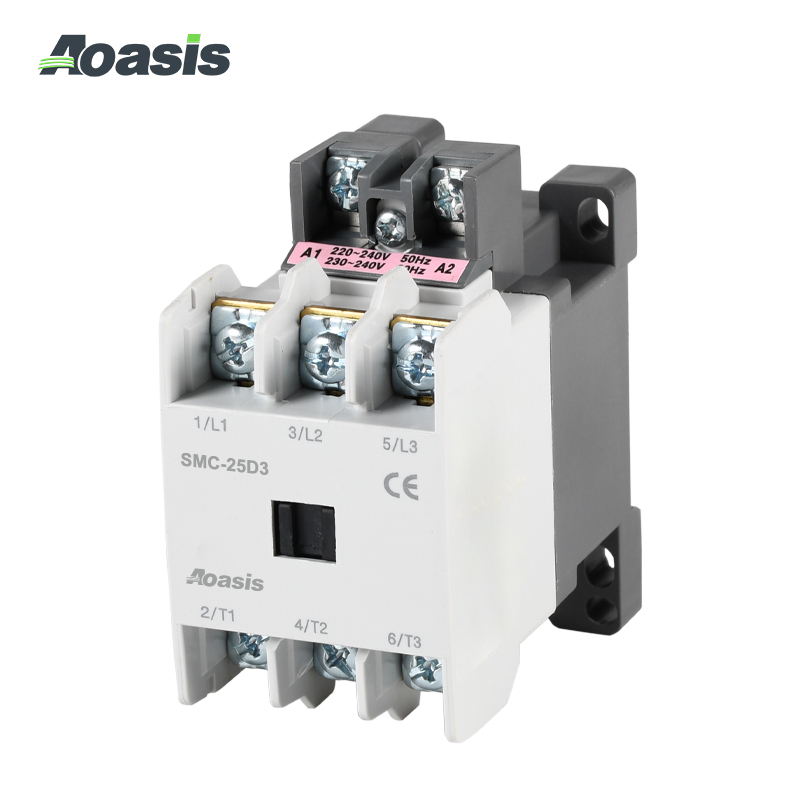Aoasis Air Conditioning AC <strong>Contactor</strong> SMC-25D3-2 25A 220V/440V 50/60Hz 3Phase Din Rail Small Magnetic <strong>Contactor</strong> for <strong>Water</strong> <strong>Pump</strong>