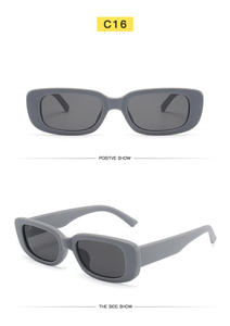 DHK9074 <span class=keywords><strong>Amazon</strong></span> 2022 vente chaude mode à la mode vendeur en gros UV400 élégant pour les femmes <span class=keywords><strong>pas</strong></span> <span class=keywords><strong>cher</strong></span> en plastique petites <span class=keywords><strong>lunettes</strong></span> <span class=keywords><strong>de</strong></span> <span class=keywords><strong>soleil</strong></span> rectangulaires - Product Image 4