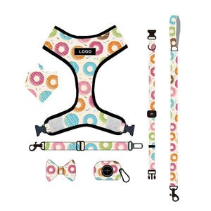 Logotipo personalizado Personalizado Neoprene New <span class=keywords><strong>Dog</strong></span> <span class=keywords><strong>Harness</strong></span> Define Kit Luxo Ajustável Pet <span class=keywords><strong>Dog</strong></span> Leash e <span class=keywords><strong>Harness</strong></span> Puppy Set para <span class=keywords><strong>Dog</strong></span> - Product Image 3