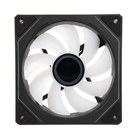Ventilador de Caja Blanco XINMAI de 120 mm, PWM de 4 Pines, ARGB, Silencioso, Alto Rendimiento, Ventilador de CPU para Caja de PC