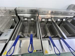 Freidora Eléctrica de Alta Eficiencia y Ahorro de Aceite, Freidora Comercial de un Solo Tanque, Máquina para Freír Pollo para Restaurantes - Product Image 5