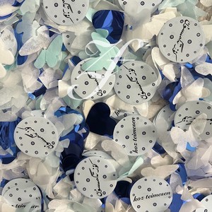 Coriandoli di Carta Ecologici Zefiro, Fuochi d'Artificio <span class=keywords><strong>in</strong></span> Polvere Blu e Bianca per Feste, Matrimoni ed Eventi, Direttamente dalla Fabbrica - Product Image 4