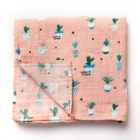 Couverture d'emmaillotage douce et respirante en coton biologique pour nouveau-né Couverture d'emmaillotage en mousseline pour bébé